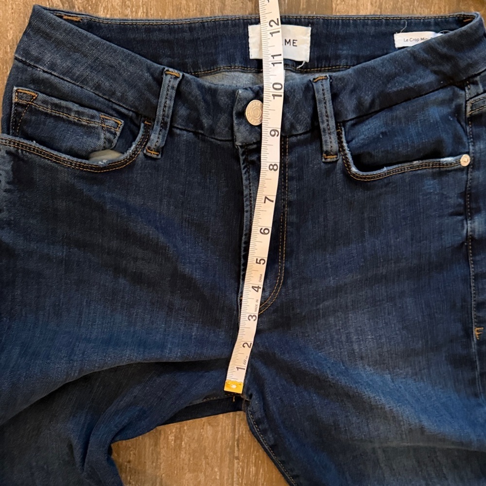 Frame Le Crop Mini Boot Mid-rise Jeans - Picture 7 of 11